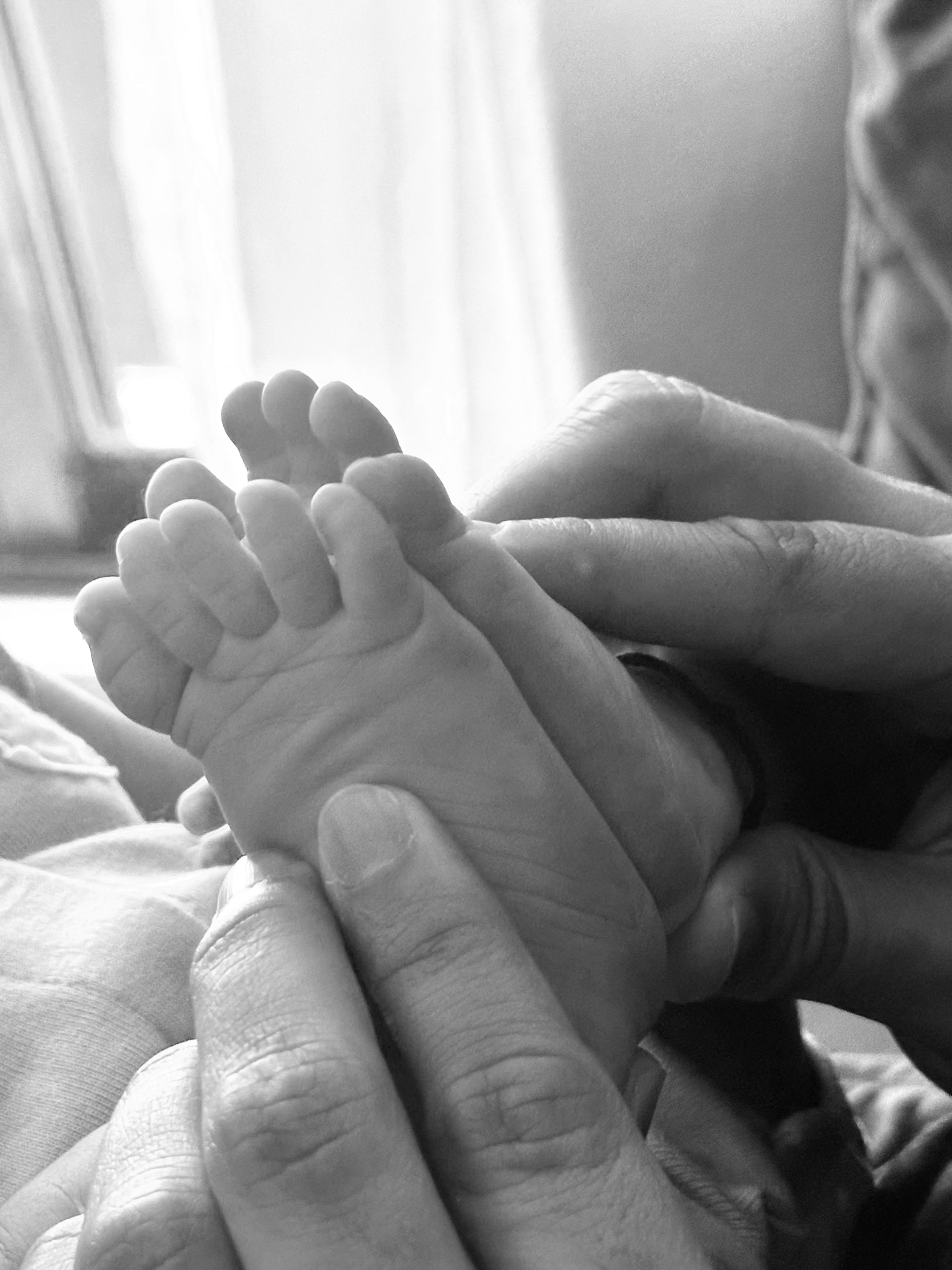 Ayodhika's tiny hands